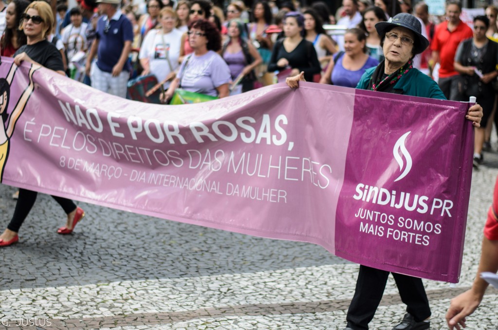 dia da mulher marcha