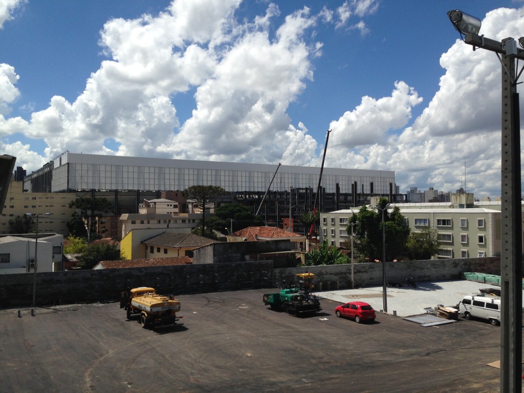 obras na arena da baixada