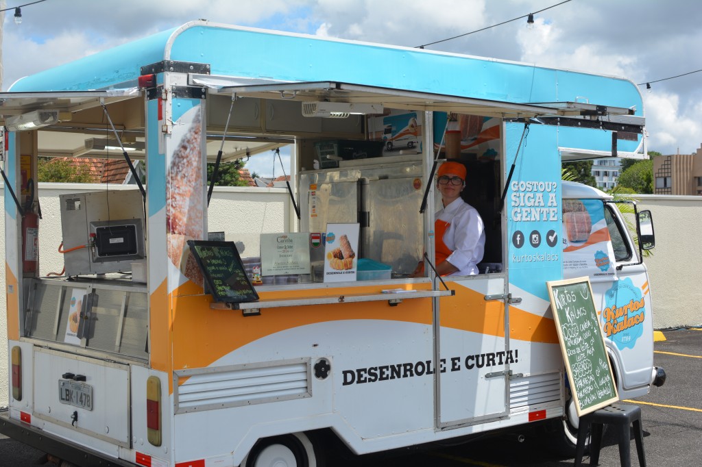 O foodtruck Kurtos Kalacs traz doces do Leste Europeu e é um dos participantes do Festival